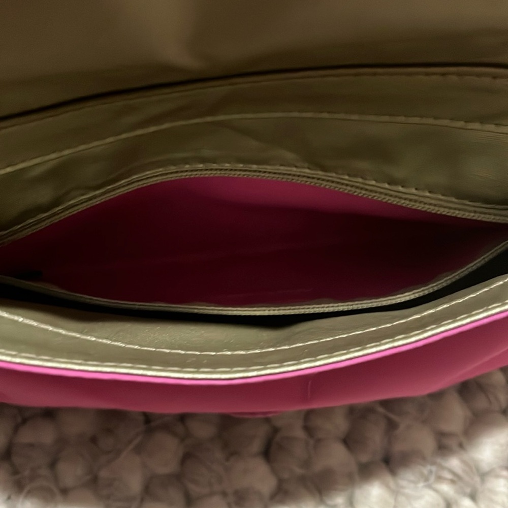 Kate Spade Pink and Red Bow Shoulder Bag - Picture 9 of 12